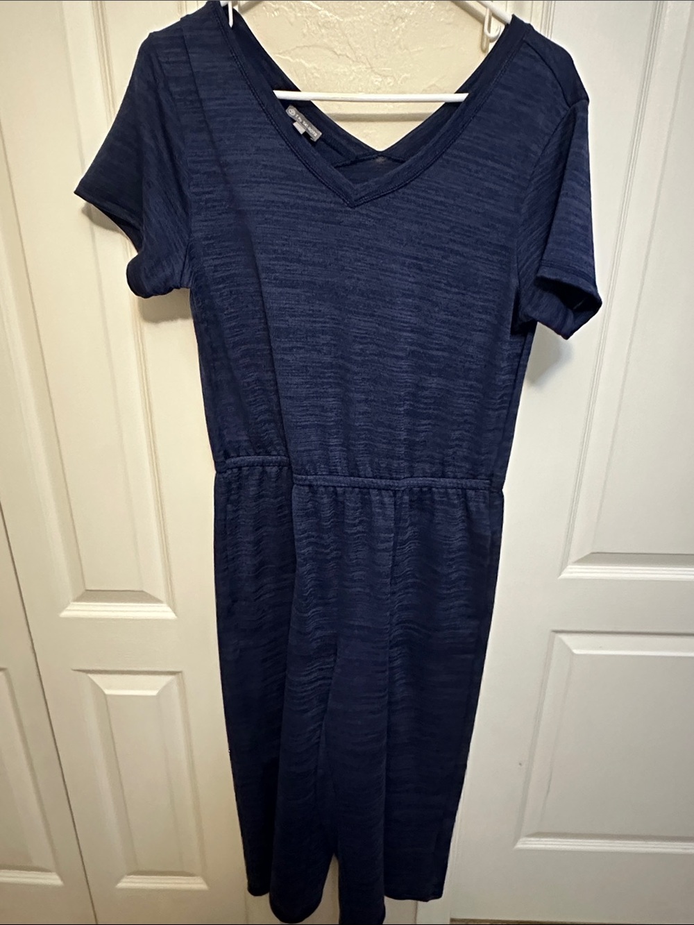 Talbots Navy Short‑Sleeve V‑Neck Casual Girls Dress